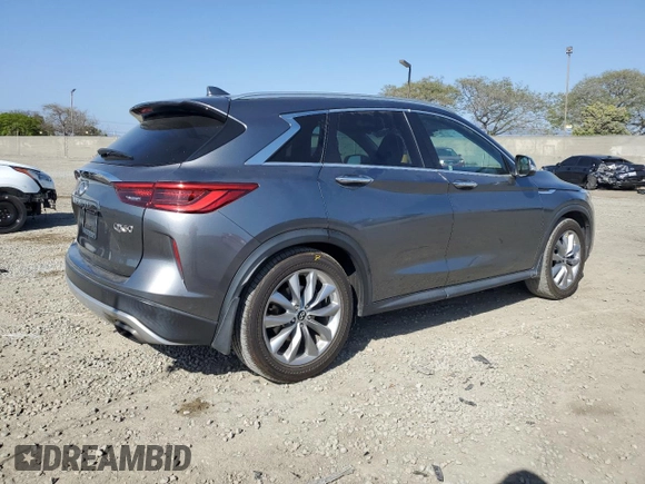 2019 Infiniti QX50 Luxe с VIN 3PCAJ5M14KF133530, выставлен на аукционе Copart как лот 54228615 с пробегом 55 576 миль миль и Списание • Salvage title. История ставок и продаж доступна на DreamBid. Изображение 3.
