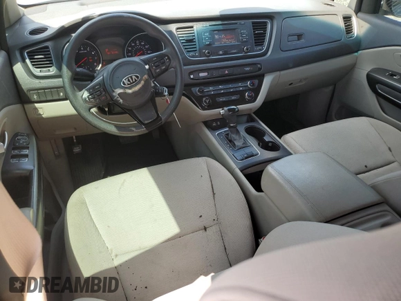 2015 Kia Sedona LX with VIN KNDMB5C14F6043095, listed as a Copart auction lot 69256824 with 181,202 mi miles and Salvage Title. Bid and sale history available at DreamBid. Image 8.