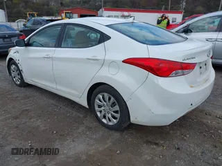 2011 Hyundai Elantra GLS with VIN 5NPDH4AEXBH016742, listed as a IAAI auction lot 41972846 with 239,875 mi miles. Bid and sale history available at carsss.com. Image 3.