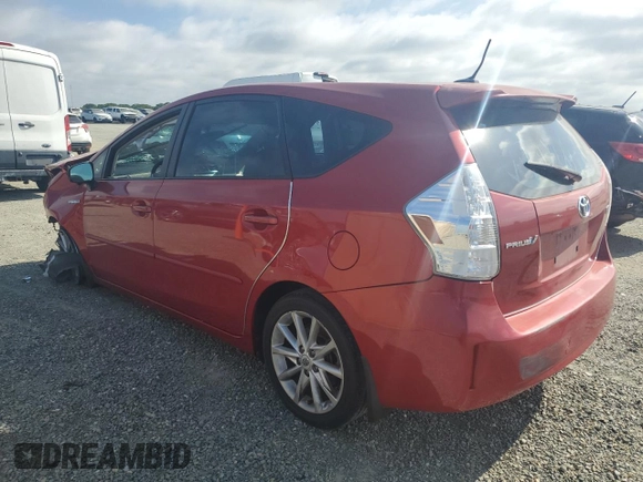 2012 Toyota Prius Two with VIN JTDZN3EU3C3026617, listed as a Copart auction lot 53897425 with Not Provided miles and Salvage Title. Bid and sale history available at DreamBid. Image 2.