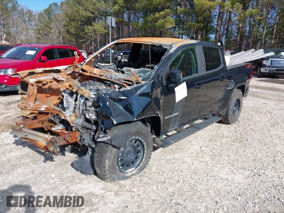 2022 Chevrolet Colorado 4WD Z71 with VIN 1GCGTDENXN1165279, listed as a IAAI auction lot 39042352 with Not provided miles and . Bid and sale history available at DreamBid. Image 2.