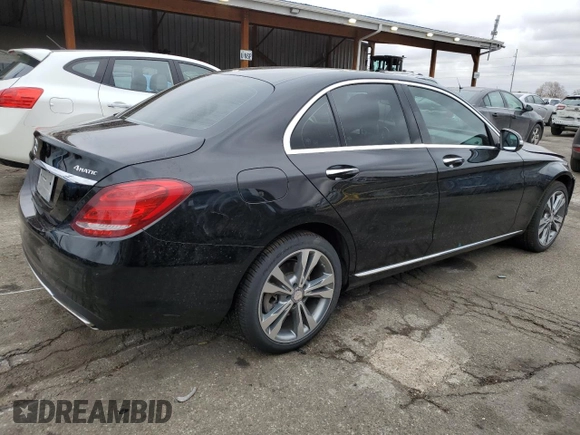 2015 Mercedes-Benz C-Class C 300 Luxury with VIN 55SWF4KB0FU005240, listed as a Copart auction lot 48410415 with 89,705 mi miles and Salvage Title. Bid and sale history available at carsss.com. Image 3.