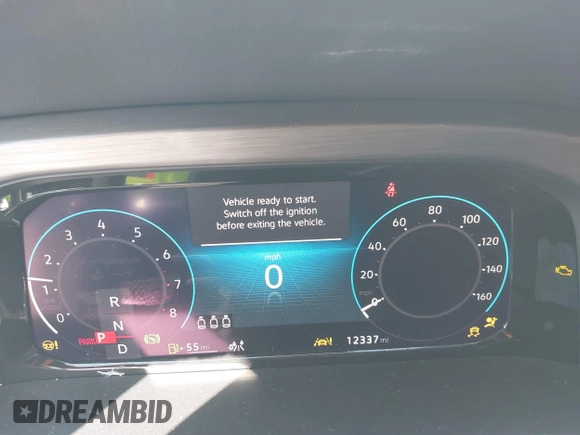 2024 Volkswagen Atlas SE with VIN 1V2DE2CA0RC204892, listed as a IAAI auction lot 41705913 with 12,337 mi miles and . Bid and sale history available at DreamBid. Image 7.