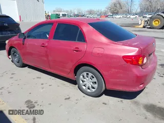 2009 Toyota Corolla with VIN 2T1BU40E19C105746, listed as a IAAI auction lot 41964481 with 261,136 mi miles. Bid and sale history available at carsss.com. Image 3.
