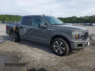 2020 Ford F-150 XL with VIN 1FTEW1CP3LFA33644, listed as a Copart auction lot 57151375 with 125,885 mi miles and Salvage title. Bid and sale history available at DreamBid. Image 4.