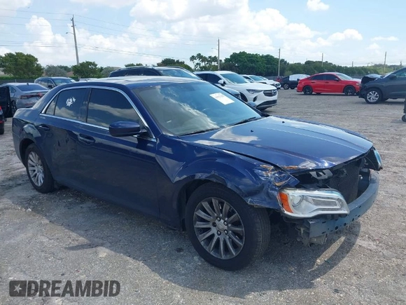 2014 Chrysler 300 with VIN 2C3CCAAG6EH288572, listed as a IAAI auction lot 41937363 with 182,605 mi miles. Bid and sale history available at carsss.com. Image 1.