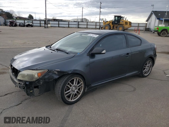 2005 Scion tC with VIN JTKDE177150041586, listed as a Copart auction lot 52210275 with 225,658 mi miles and Salvage Title. Bid and sale history available at carsss.com. Image 1.