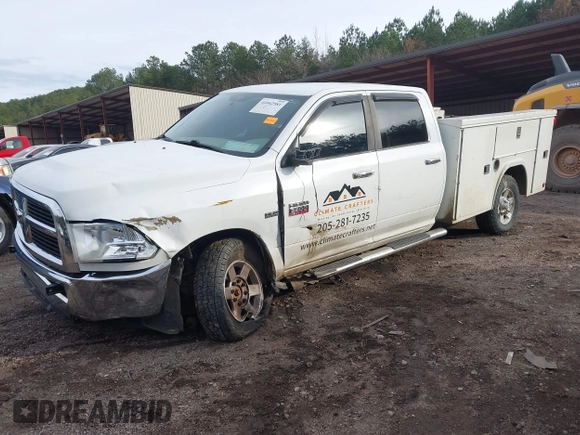 2010 Dodge 2500 ST with VIN 3D7TT2CT8AG143111, listed as a IAAI auction lot 41042581 with 287,654 mi miles. Bid and sale history available at carsss.com. Image 2.