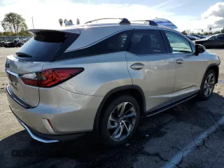 2019 Lexus RX 350L Premium with VIN JTJGZKCAXK2012648, listed as a Copart auction lot 44417555 with 27,464 mi miles and Salvage title. Bid and sale history available at DreamBid. Image 3.
