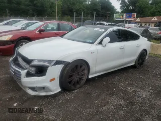 2012 Audi A7 Premium Plus with VIN WAUSGAFC8CN004149, listed as a Copart auction lot 64409665 with 110,865 mi miles and Salvage title. Bid and sale history available at DreamBid. Image 1.