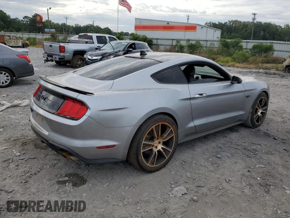 2023 FORD MUSTANG GT with VIN 1FA6P8CF0P5300998, listed as a Copart auction lot 69215854 with 0 mi miles and Salvage Title. Bid and sale history available at carsss.com. Image 3.