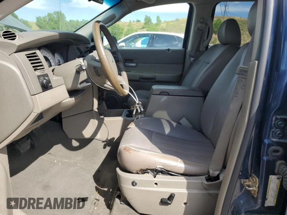 2006 Dodge Durango SLT with VIN 1D4HB48N26F136143, listed as a Copart auction lot 63785285 with 198,724 mi miles and Salvage title. Bid and sale history available at DreamBid. Image 7.