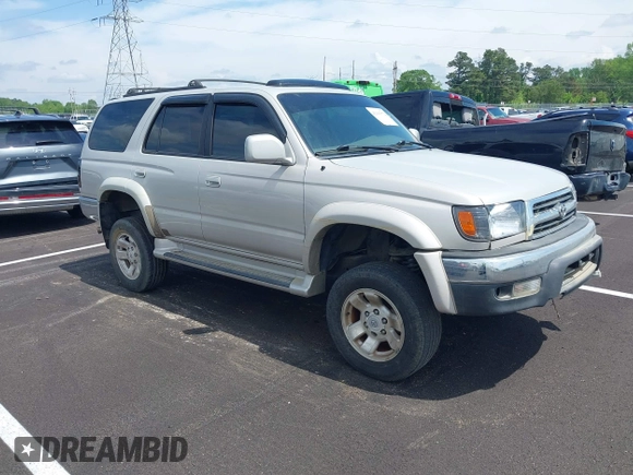 2000 Toyota 4Runner SR5 with VIN JT3GN86R1Y0166533, listed as a IAAI auction lot 42103772 with 279,272 mi miles and . Bid and sale history available at DreamBid. Image 1.
