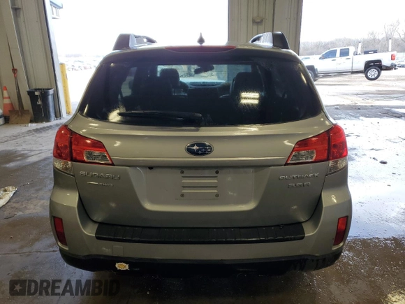 2011 Subaru Outback Limited Power Moon with VIN 4S4BRELC6B2313994, listed as a Copart auction lot 83560684 with 128,370 mi miles and Salvage title. Bid and sale history available at DreamBid. Image 6.