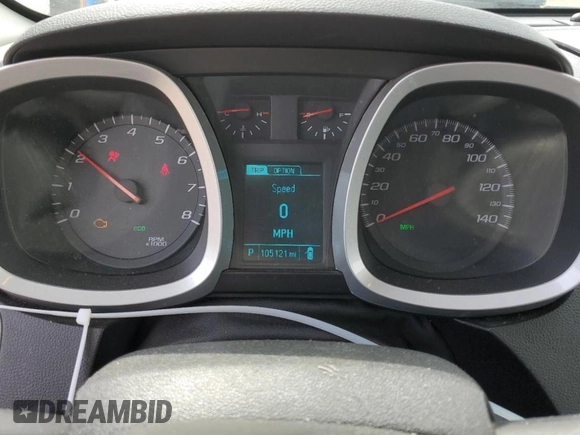 2015 Chevrolet Equinox LT with VIN 2GNALCEK4F6208977, listed as a Copart auction lot 54796975 with 105,121 mi miles and Clean Title. Bid and sale history available at carsss.com. Image 9.