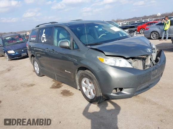 2012 Toyota Sienna LE AAS с VIN 5TDKK3DC4CS223135, выставлен на аукционе IAAI как лот 41523790 с пробегом 301 215 миль миль и . История ставок и продаж доступна на DreamBid. Изображение 1.