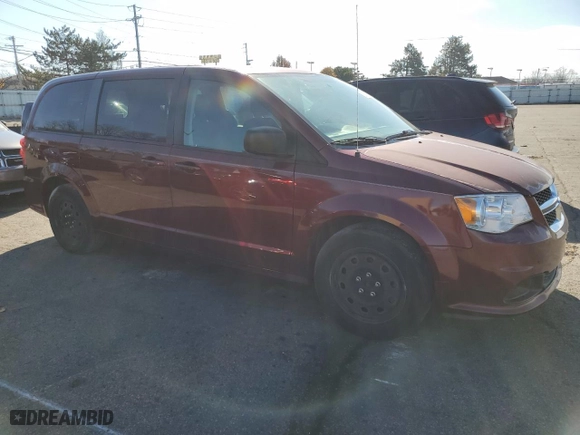 2018 Dodge Grand Caravan SE Plus with VIN 2C4RDGBG9JR137475, listed as a Copart auction lot 80081214 with 182,403 mi miles and Clean Title. Bid and sale history available at carsss.com. Image 4.