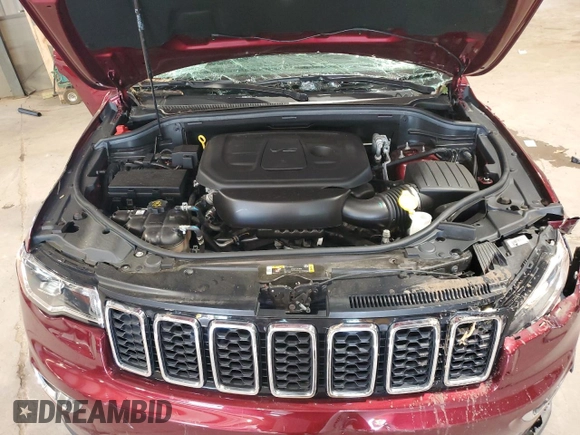 2021 Jeep Grand Cherokee Laredo E with VIN 1C4RJFAG0MC615509, listed as a Copart auction lot 62733185 with 38,762 mi miles and Salvage title. Bid and sale history available at DreamBid. Image 11.
