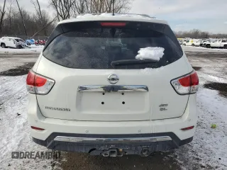 2013 Nissan Pathfinder Platinum with VIN 5N1AR2MM5DC621575, listed as a Copart auction lot 41856495 with 143,227 mi miles and Salvage Title. Bid and sale history available at carsss.com. Image 6.