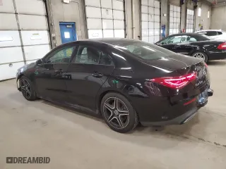 2020 Mercedes-Benz CLA with VIN W1K5J4HB5LN087522, listed as a Copart auction lot 48708025 with 52,574 mi miles and Salvage Title. Bid and sale history available at carsss.com. Image 2.