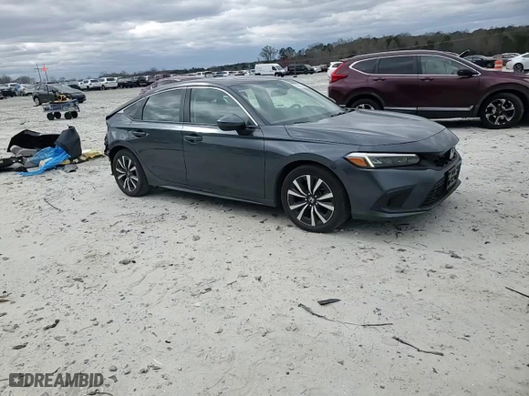 2022 Honda Civic Hatchback EX-L with VIN 19XFL1H78NE008600, listed as a Copart auction lot 49422245 with 74,722 mi miles and Salvage Title. Bid and sale history available at carsss.com. Image 10.