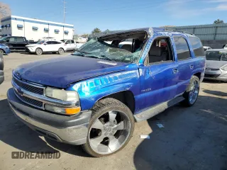 2003 Chevrolet Tahoe LS z VIN 1GNEC13Z33J255129, wystawiony jako Copart lot #41477515 z przebiegiem Nie podano mil oraz Szkoda całkowita • Salvage title. Historia ofert i sprzedaży dostępna na DreamBid. Obrazek 1.
