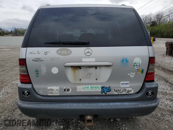1999 Mercedes-Benz M 320/430/500 with VIN 4JGAB54E9XA127797, listed as a Copart auction lot 51408235 with 243,566 mi miles and Salvage title. Bid and sale history available at DreamBid. Image 6.