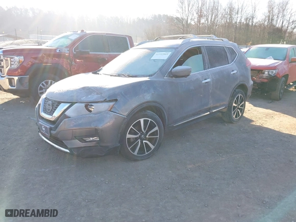 2019 Nissan Rogue S with VIN 5N1AT2MV1KC756852, listed as a IAAI auction lot 41352869 with 109,022 mi miles. Bid and sale history available at carsss.com. Image 17.