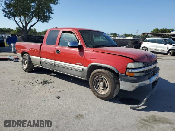 2000 Chevrolet Silverado 1500 LS with VIN 2GCEC19V4Y1223109, listed as a Copart auction lot 53562275 with 180,352 mi miles and Salvage Title. Bid and sale history available at carsss.com. Image 4.