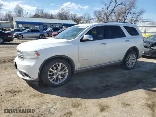 2015 Dodge Durango Citadel with VIN 1C4RDJEG0FC810436, listed as a Copart auction lot 46669015 with 173,485 mi miles and Salvage Title. Bid and sale history available at carsss.com. Image 1.