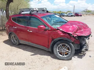 2017 Hyundai Santa Fe 2.4L with VIN 5XYZU3LB6HG424878, listed as a IAAI auction lot 42386868 with 137,020 mi miles and . Bid and sale history available at DreamBid. Image 1.