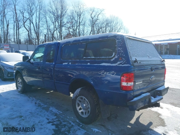 2011 Ford Ranger XLT with VIN 1FTLR4FE9BPA51147, listed as a IAAI auction lot 41351215 with 105,562 mi miles. Bid and sale history available at carsss.com. Image 3.