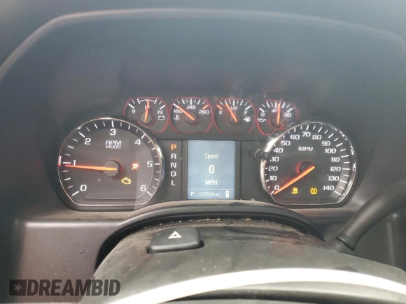 2019 Chevrolet Silverado 1500 Work Truck with VIN 2GCVKNEC4K1181790, listed as a Copart auction lot 44735035 with 108,584 mi miles and Salvage Title. Bid and sale history available at DreamBid. Image 9.