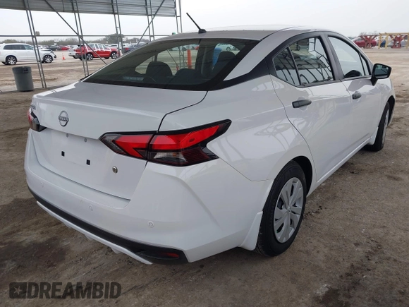 2024 Nissan Versa S with VIN 3N1CN8DV3RL908514, listed as a IAAI auction lot 41595191 with 1,903 mi miles and . Bid and sale history available at DreamBid. Image 4.