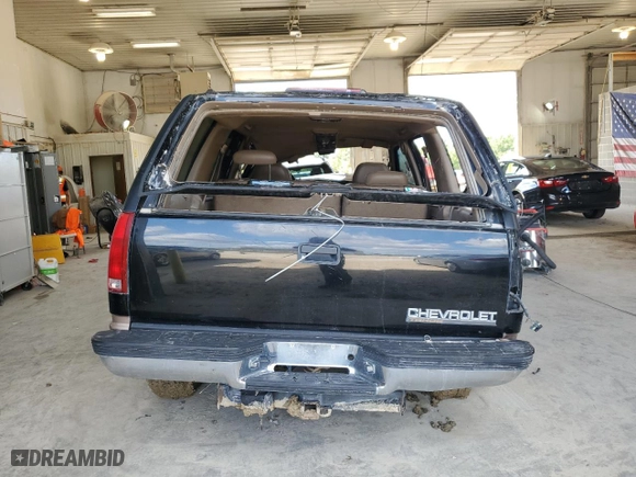 1995 Chevrolet Tahoe with VIN 1GNEK13K2SJ432421, listed as a Copart auction lot 72959694 with 0 mi miles and Salvage Title. Bid and sale history available at carsss.com. Image 6.