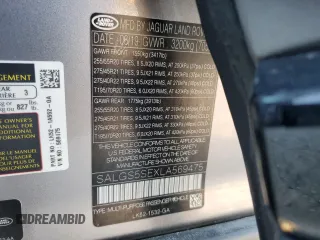 2020 Land Rover Range Rover z VIN SALGS5SEXLA569475, wystawiony jako Copart lot #82700814 z przebiegiem 73 738 mil mil oraz Szkoda całkowita • Salvage title. Historia ofert i sprzedaży dostępna na DreamBid. Obrazek 13.