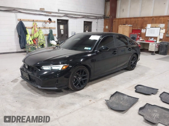 2025 Honda Civic Sport with VIN 2HGFE2F57SH537118, listed as a IAAI auction lot 41853084 with 16,684 mi miles and . Bid and sale history available at DreamBid. Image 17.