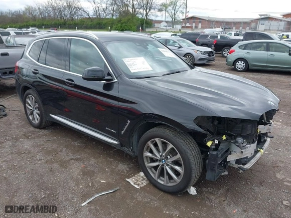 2018 BMW X3 xDrive30i with VIN 5UXTR9C56JLC73430, listed as a IAAI auction lot 41882646 with 75,193 mi miles. Bid and sale history available at carsss.com. Image 1.