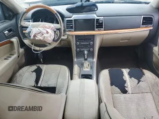 2010 Lincoln MKZ with VIN 3LNHL2JC9AR621538, listed as a Copart auction lot 57763705 with 191,487 mi miles and Salvage title. Bid and sale history available at DreamBid. Image 8.