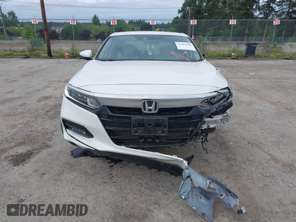 2019 Honda Accord EX-L with VIN 1HGCV2F58KA027457, listed as a IAAI auction lot 39485185 with 47,605 mi miles and . Bid and sale history available at DreamBid. Image 12.