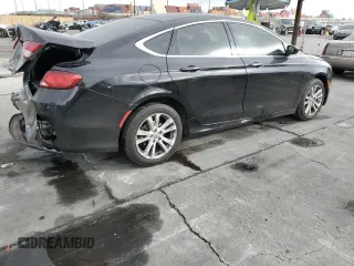 2016 Chrysler 200 Limited with VIN 1C3CCCAB1GN185635, listed as a Copart auction lot 86758014 with 123,122 mi miles and Salvage Title. Bid and sale history available at carsss.com. Image 3.