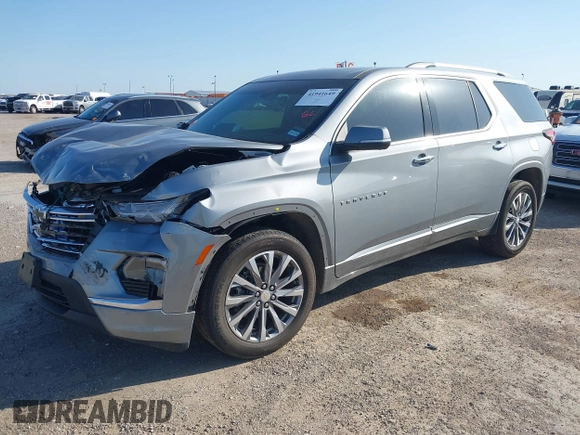 2023 Chevrolet Traverse Premier with VIN 1GNERKKW0PJ312419, listed as a IAAI auction lot 41941649 with 43,551 mi miles and . Bid and sale history available at DreamBid. Image 17.