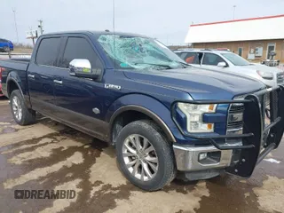 2015 Ford F-150 XLT with VIN 1FTEW1EF2FFB32741, listed as a IAAI auction lot 41688797 with 123,062 mi miles. Bid and sale history available at carsss.com. Image 1.