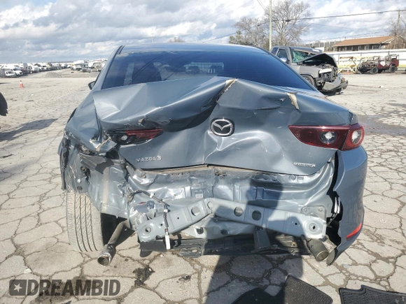 2023 Mazda 3 S Preferred with VIN 3MZBPACM8PM362526, listed as a Copart auction lot 43704735 with 51,350 mi miles and Salvage Title. Bid and sale history available at DreamBid. Image 6.