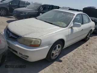2002 Acura TL with VIN 19UUA56682A052675, listed as a Copart auction lot 75351574 with 0 mi miles and Salvage Title. Bid and sale history available at carsss.com. Image 1.