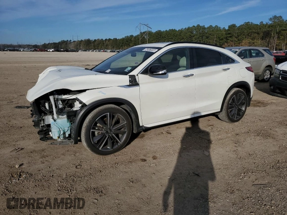 2022 Infiniti QX55 Luxe с VIN 3PCAJ5J30NF101605, выставлен на аукционе Copart как лот 72436322 с пробегом 28 454 миль миль и . История ставок и продаж доступна на DreamBid. Изображение 1.