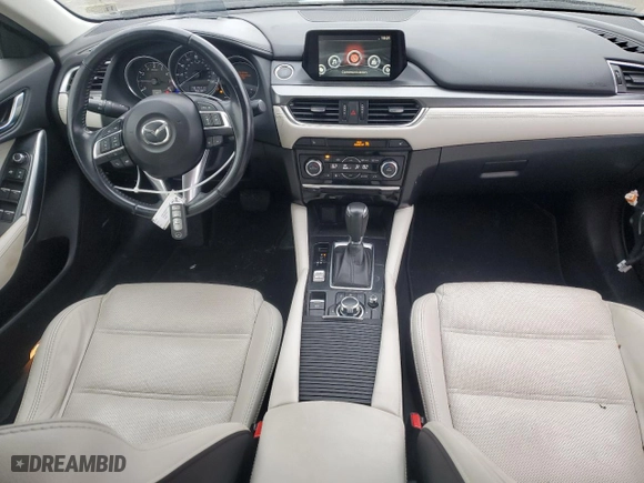 2016 Mazda Mazda6 i Grand Touring with VIN JM1GJ1W55G1449957, listed as a Copart auction lot 47546685 with 76,638 mi miles and Salvage Title. Bid and sale history available at carsss.com. Image 8.