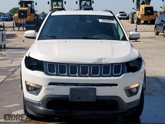 2018 Jeep Compass Latitude с VIN 3C4NJDBBXJT457007, выставлен на аукционе Copart как лот 56649625 с пробегом 113 538 миль миль и Списание • Salvage title. История ставок и продаж доступна на DreamBid. Изображение 5.