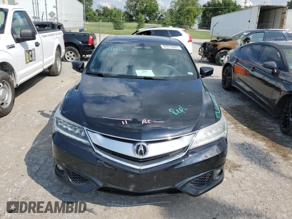 2018 Acura ILX Premium with VIN 19UDE2F85JA003694, listed as a Copart auction lot 62674024 with 72,256 mi miles and Salvage title. Bid and sale history available at DreamBid. Image 5.