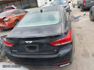 2015 Hyundai Genesis 3.8L with VIN KMHGN4JE3FU032746, listed as a IAAI auction lot 41530007 with 114,430 mi miles. Bid and sale history available at carsss.com. Image 17.